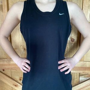Women’s Black Nike Dri-Fit Cotton Tee